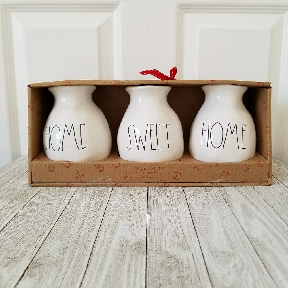 Rae Dunn HOME SWEET HOME Vase Set - Picture 2 of 7